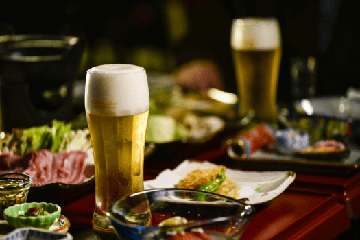 美味しいお酒を多数ご用意しております！ビールや地酒など、当館自慢の料理に合わせてお楽しみください