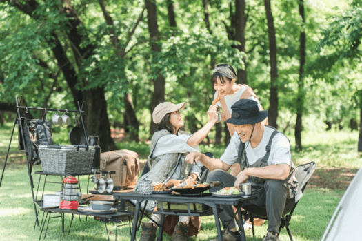 手ぶらで手軽に贅沢空間「高原リゾートキャンプ＆BBQ」