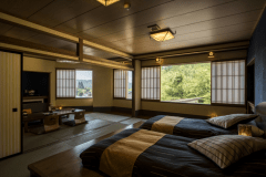 【本館／和洋室】和室10畳＋ベッドルーム10畳の広々空間でおゆるりと