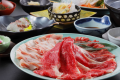 欲張りにどちらも味わう！2つの名物料理「温玉すきやき×源泉しゃぶしゃぶ膳」