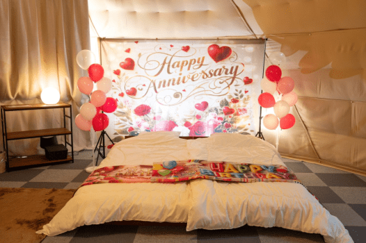 【素泊り】≪Special Stay≫”Anniversary”プラン～大切な記念日を彩る”4大特典付き”。ホールケーキ＆スパークリングワイン＆レイトアウト etc～〔1日3組限定〕