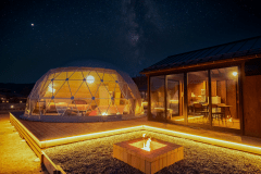 【2ベッド・サンセットドーム】直径7ｍ＜”ガーネット”＞ドーム型テント