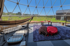 【2ベッド・サンセットドーム】直径7ｍ＜”ペットOK”＞ドーム型テント