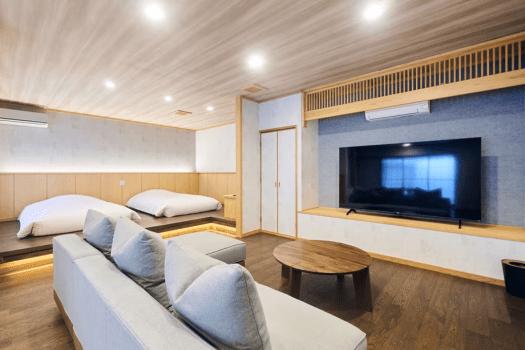 デラックススイート 離れ・バレルサウナ・水風呂・源泉かけ流し内湯・露天風呂