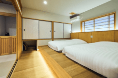 スタンダード和洋室（インサイドビュー）離れ・源泉かけ流し内湯・露天風呂付