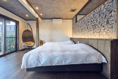 ジュニアスイート（マウンテンビュー）離れ・源泉かけ流し内湯・露天風呂付