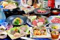 【夕食一例】地元食材をふんだんに使用した夕食をご用意