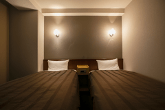 【スタンダード／ツイン】温泉＆サウナを満喫した後は、ゆったりと夢の中へ＿＿＿。