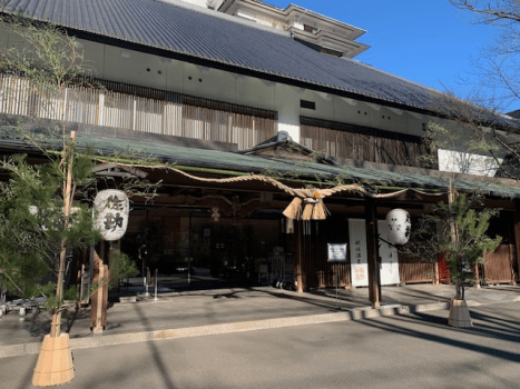 【仙台門松】仙台藩の伝統的なスタイルの門松が設置されています