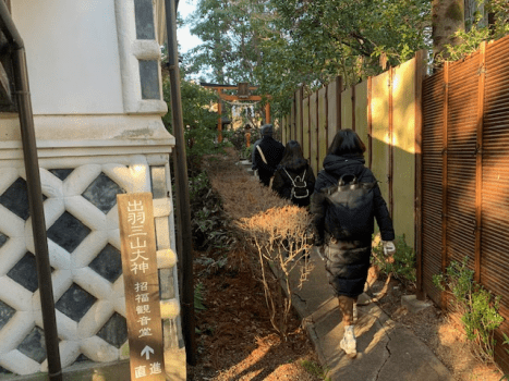 【旅館の中庭散策】秋保の歴史に触れながらのまちあるき。