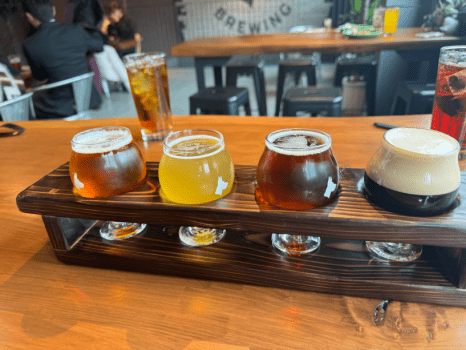 【GREAT DANE BREWING】ビアフライトにて全米より日本初上陸の味を飲み比べ♪アメリカンスタイルの軽食も楽しめます！