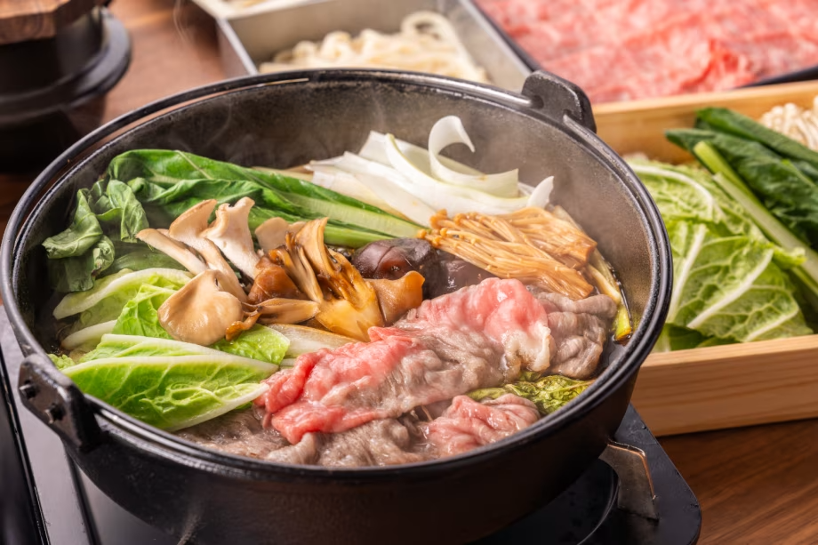 【食事】とちぎ和牛すき焼き 【食事】とちぎ和牛すき焼き