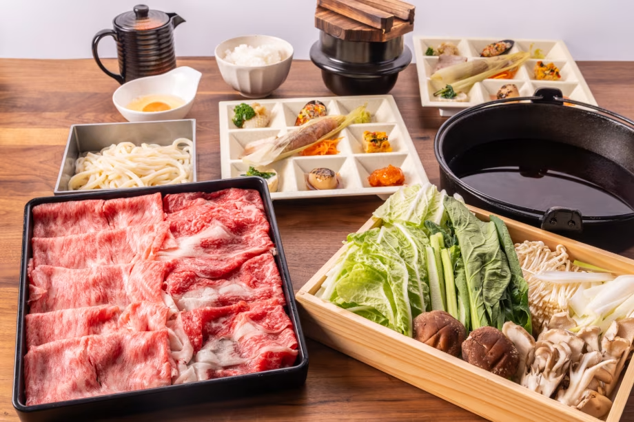 【食事】グレードアップすき焼き 【食事】グレードアップすき焼き