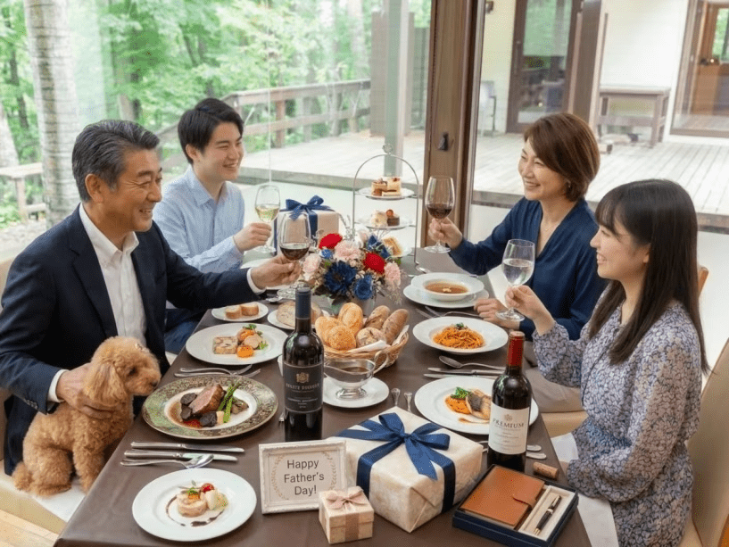【父の日プラン】夕食グレードアップ1000円OFF＆記念写真特典付き♪