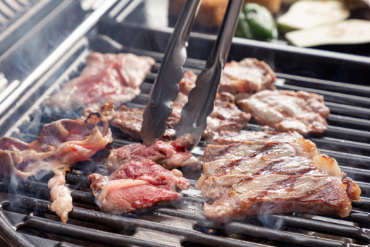 【テラスBBQ◆ご夕食】一貫生産が特徴の「那須野が原牛」は、ジューシーで甘い味わいが特徴です。