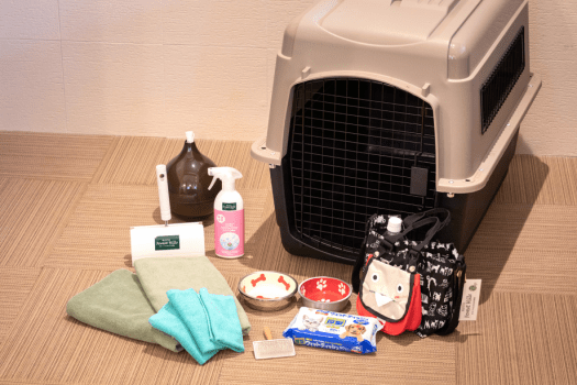 【ワンちゃんアメニティ】充実のアメニティは、いざというときも安心！