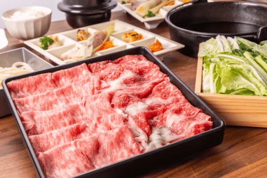 【食事】グレードアップすき焼き