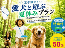 【花火＆虫かご特典付】夏季限定！家族でわいわい♪愛犬と楽しむ夏休み