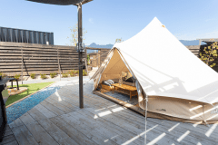 サウナテント併設ベルテント