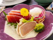 2026年5月6月《お献立の一例》造里：鮪、鰆タタキ、烏賊　をご賞味くださいませ♪