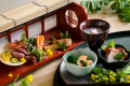 芸術作品のようなお料理にうっとり。