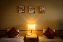 女性にも人気の「いちご」をテーマにしたお部屋