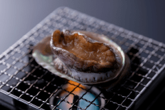 アワビの踊り焼き