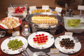 【ラウンジサービス「濤のむこう」】夕食後はラウンジでデザートビュッフェ