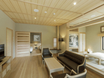 【陶器露天風呂＋檜風呂付き】スイートルーム『金梅』 