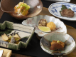 冬季特選創作会席：前菜　五種の味覚料理