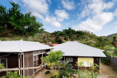 港と夕陽のみえる宿