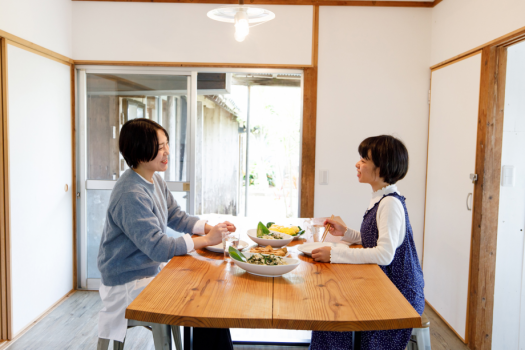 自炊／キッチンには、自炊の為の設備を完備しています。
