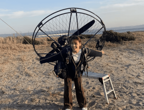 記念にモーターと写真撮影も可能