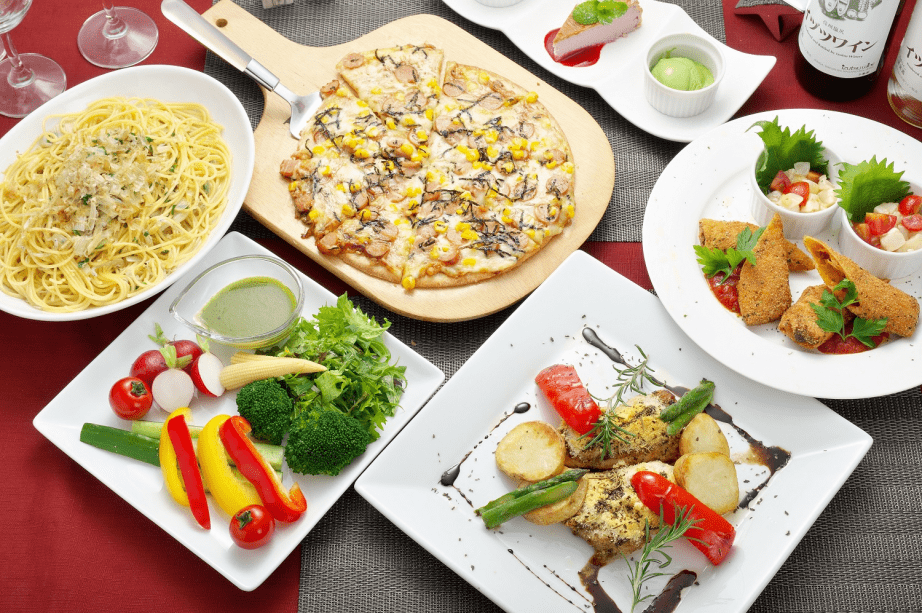 伊仏創作料理のコース料理