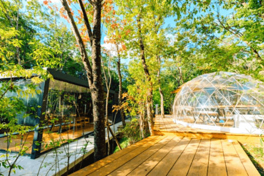 ＼NEW／【최대 5명】〈통유리창〉빛의 상자 (객실 내 노천탕 포함)