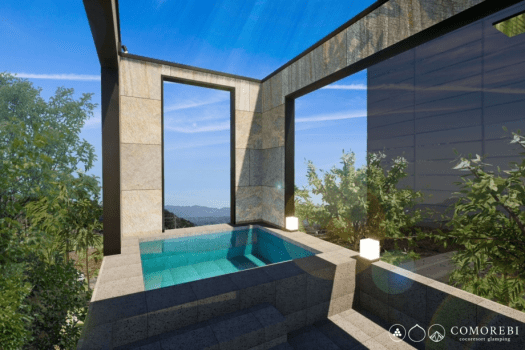 【With Open-Air Onsen】Lotus Belle Tent