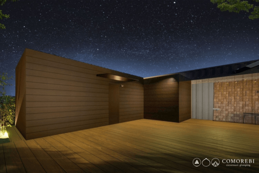 【객실 노천온천&times;사우나&times;얼음냉탕】돔형 텐트 6m (싱글 4대)