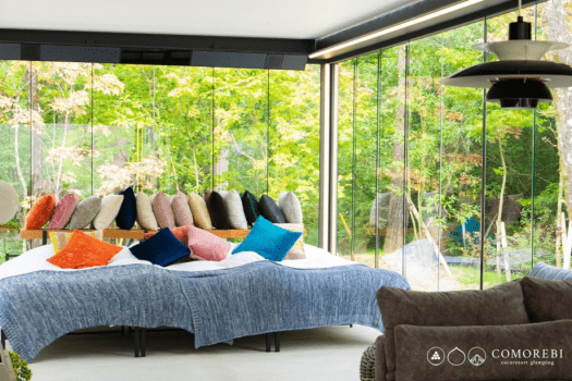 ＼NEW／【최대 5명】〈통유리창〉빛의 상자 (객실 내 노천탕 포함)