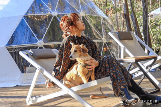 【Pet-Friendly】〈Sky Garden & Tree Swing〉Dome Tent 6m (Up to 5People)