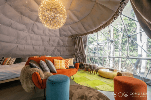 【Pet-Friendly】〈Sky Garden & Tree Swing〉Dome Tent 6m (Up to 5People)