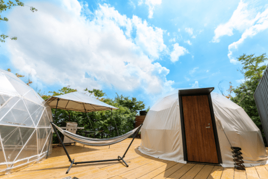 【With Open-Air Onsen】Lotus Belle Tent