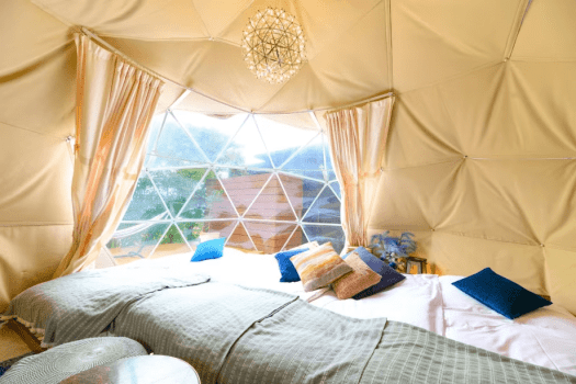 【With Open-Air Onsen】Lotus Belle Tent