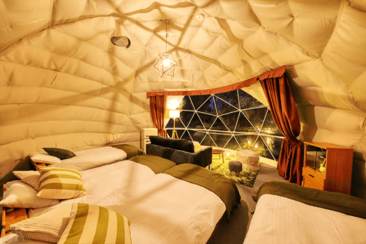 HOSHIFULL DOME【-mori-】－4床・直徑6M圓頂帳篷－