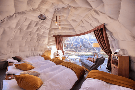 HOSHIFULL DOME【-riku-】－4ベッド・直径6Mドームテント－