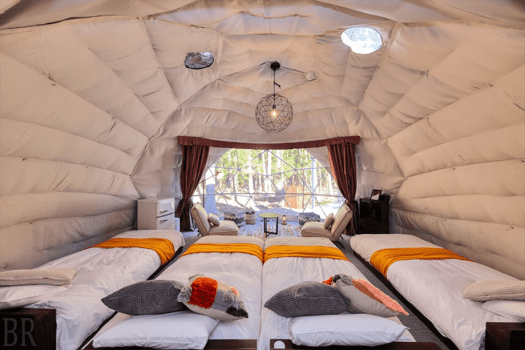 HOSHIFULL DOME【-taiyou-】－4ベッド・直径6Mドームテント－