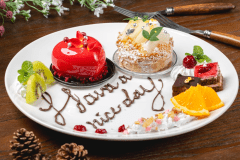 【選べるお食事】≪Anniversary≫ ‘’1日2組限定プラン‘’ 4大特典でHOSHIFULL森のメモリアルStay〜スパークリングワイン&アニバーサリーケーキプレートetc〜