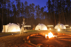 HOSHIFULL DOME【-riku-】－4ベッド・直径6Mドームテント－