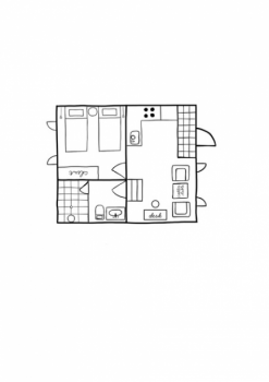 STARRY Condominium with kitchen / Street View Twin / Self-contained Accommodation