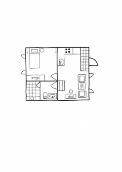Hakuba Condominium with kitchen / Street View Single / Self-contained Accommodation