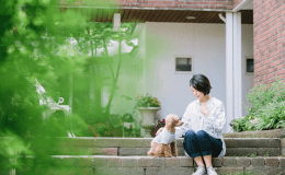 軽井沢でわんちゃんと快適にお過ごし頂けるようペット共生住宅管理士のスタッフが全室カーペット仕様へ変更致しました。わんちゃんはマナーウェアの着用をお願い致します。